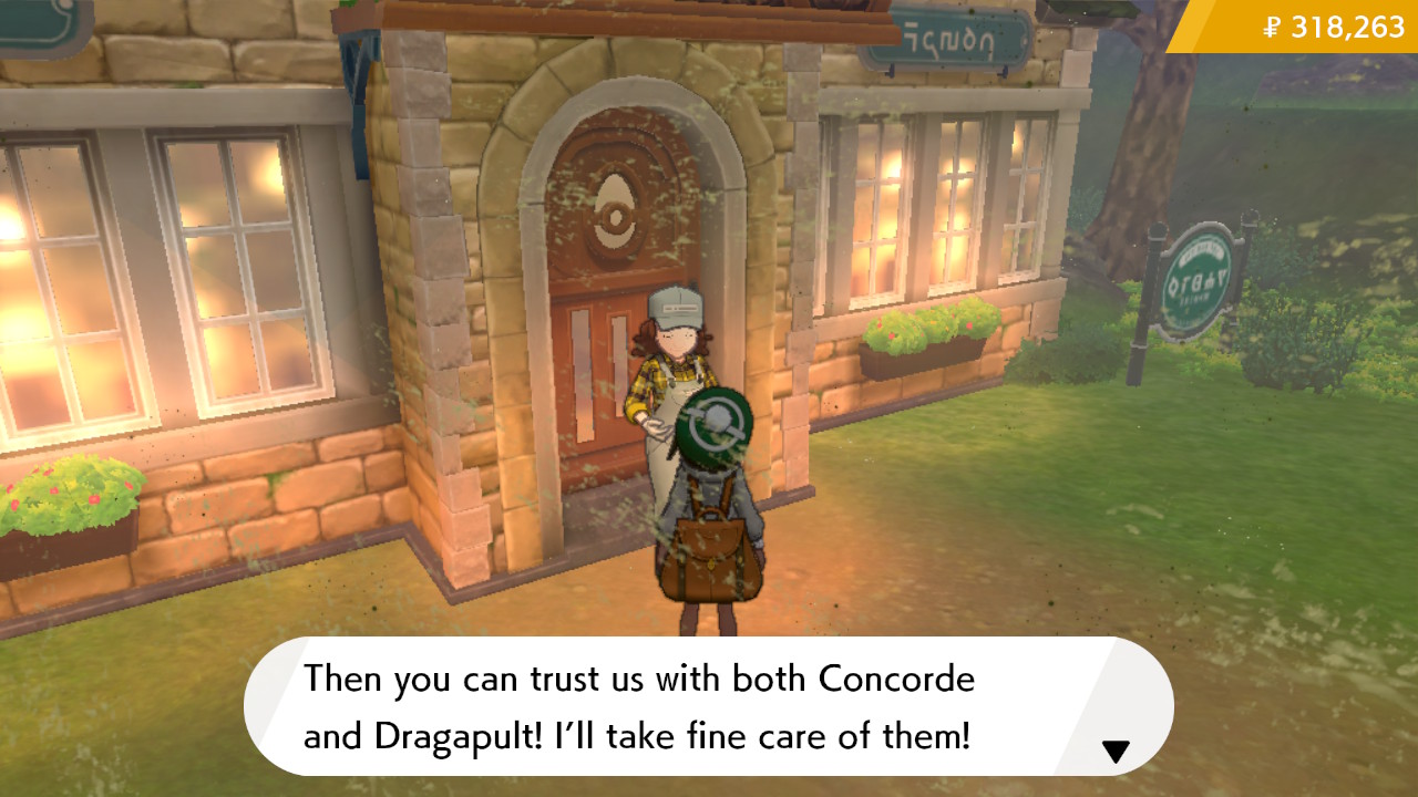 The player leaves both Dragapult at the Nursery.